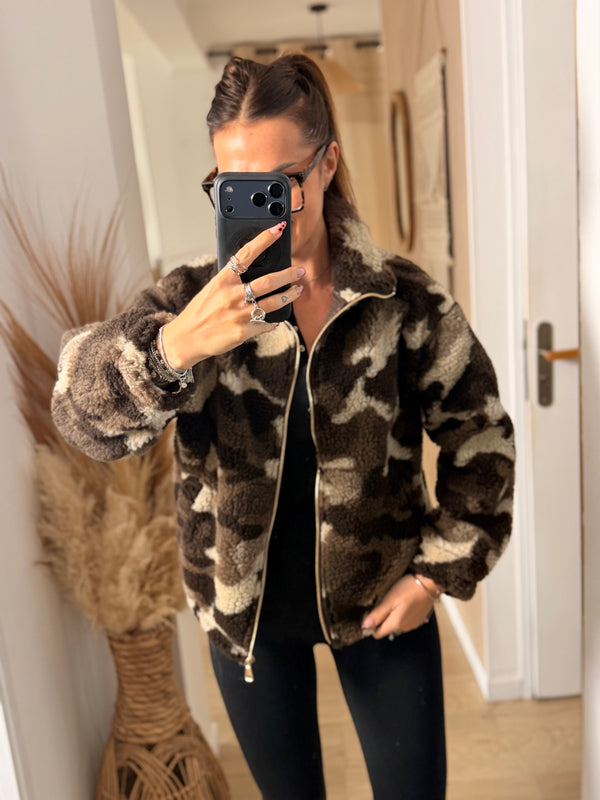 Veste Léa camouflage
