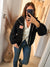 Veste teddy noir