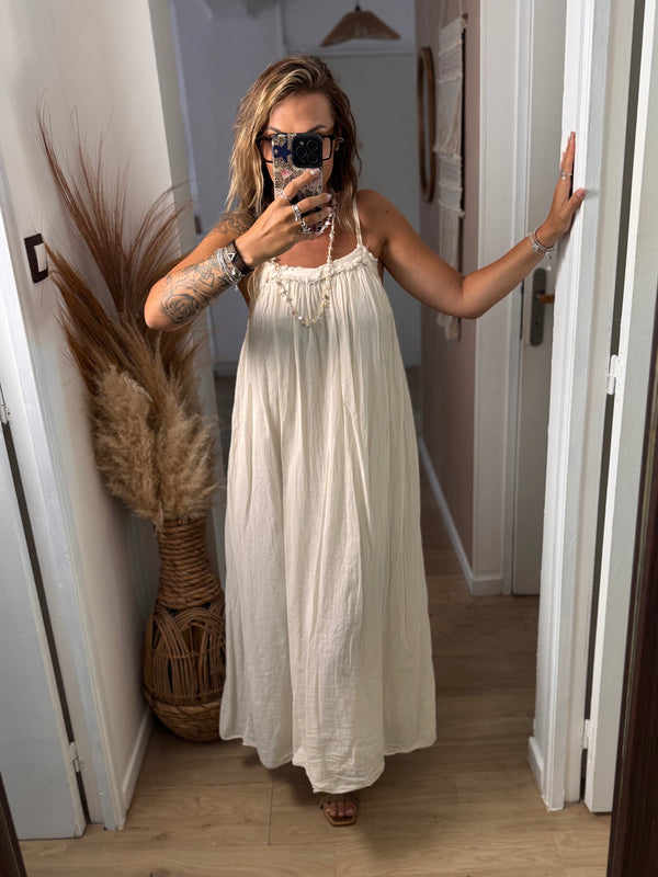 ROBE LONGUE JULIA BEIGE