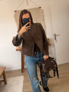 Veste blazer marron