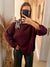 Pull louis aubergine