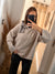 Pull louis taupe