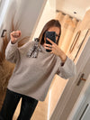 Pull louis taupe