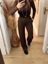 Pantalon Cléo marron