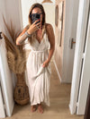ROBE LONGUE BEIGE LOANNE