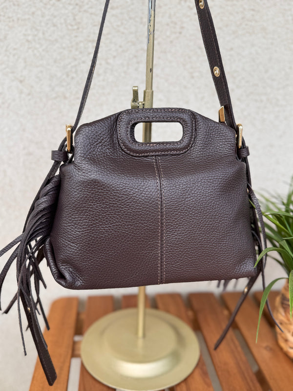 Sac I Marceau chocolat cuir