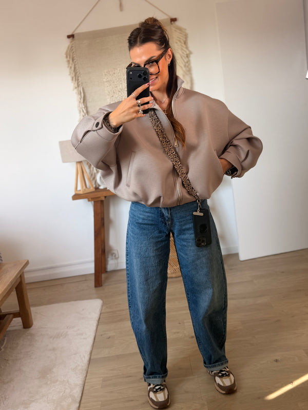Veste Léna taupe