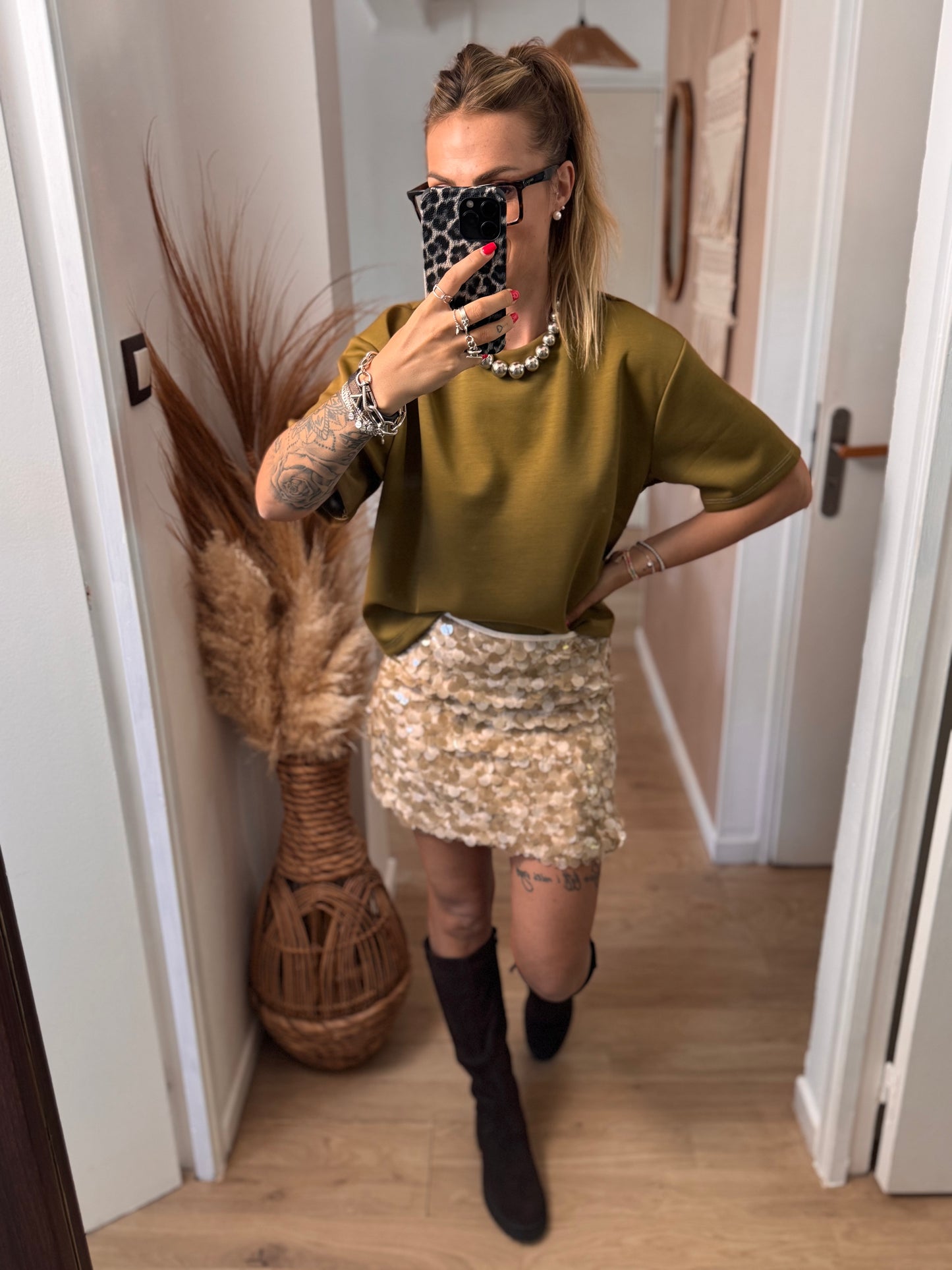 TSHIRT PARFAIT Vert olive