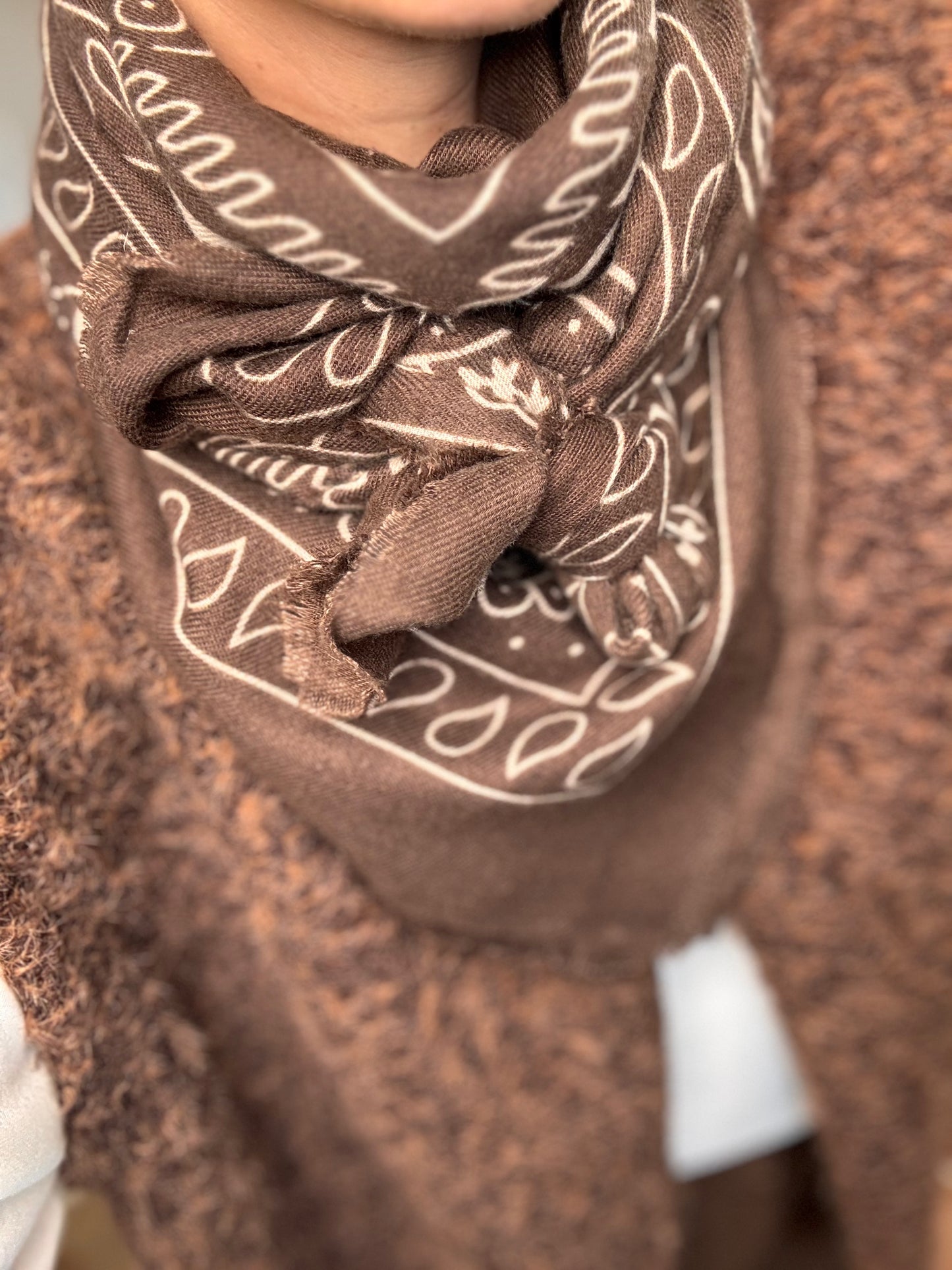 FOULARD CHOCOLAT