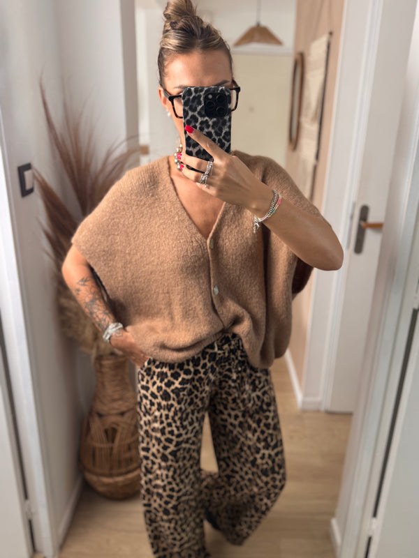 GILET GAUTHIER Camel