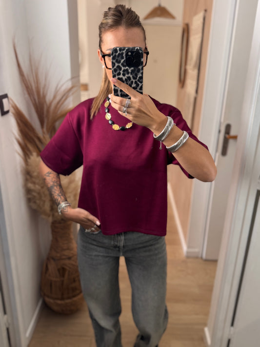 TSHIRT PARFAIT Bordeaux