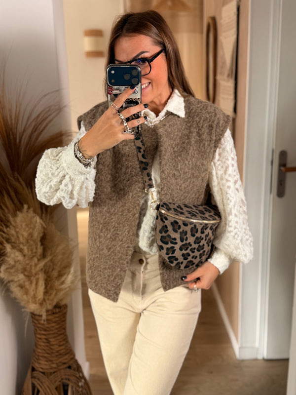 Gilet I Marius taupe