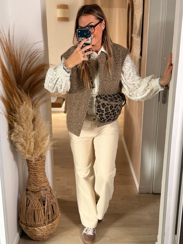 Gilet I Marius taupe