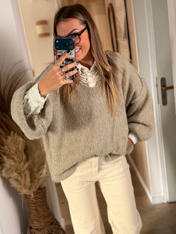 Pull I Eva taupe
