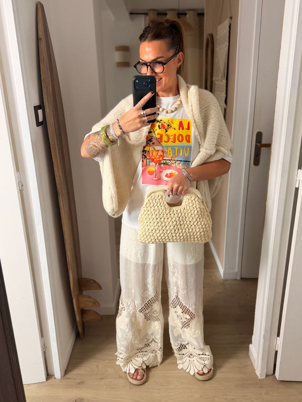 Sac I Crochet beige (réassort 6-03)