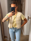 Gilet I crochet beige