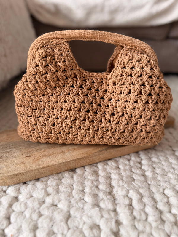 Sac I Crochet camel (réassort 6-03)