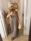 Robe I Solène taupe