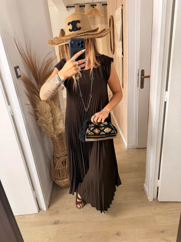 Robe I Solène marron