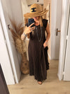 Robe I Solène marron