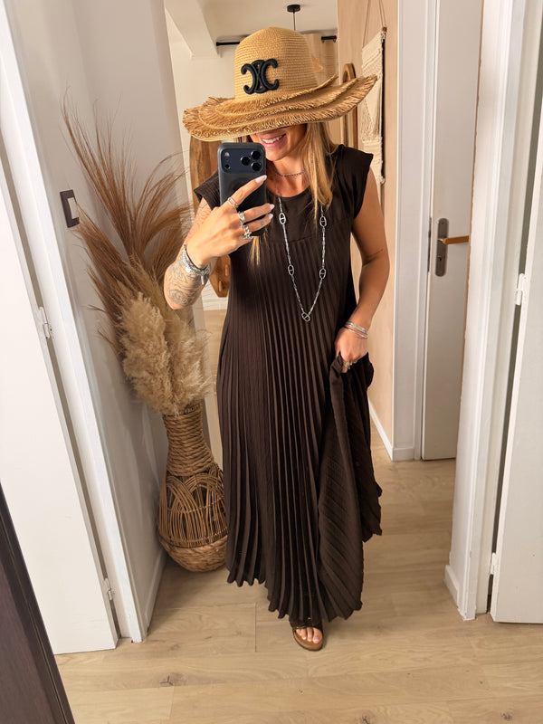 Robe I Solène marron