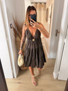 Robe courte I Flora choco