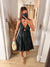 Robe courte I Flora noir