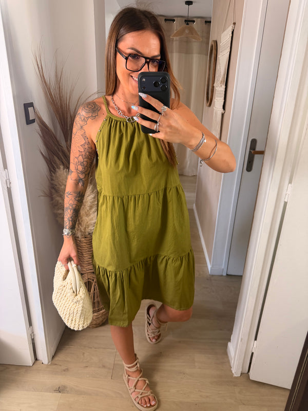 Robe I Giulia vert olive