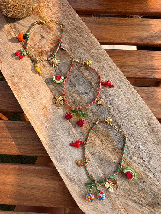 BRACELET CHARMS 🍉🍒