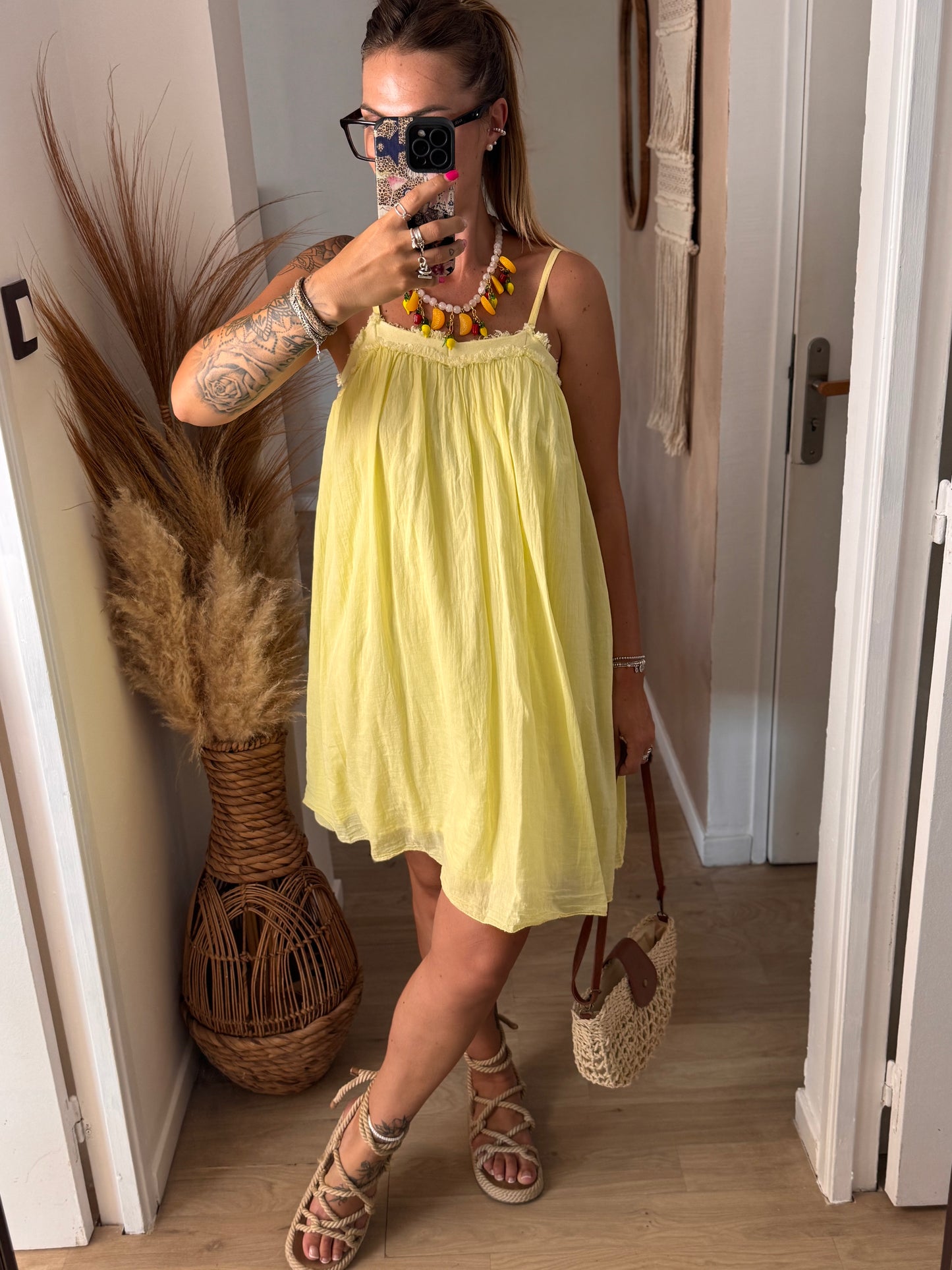 ROBE JULIA JAUNE