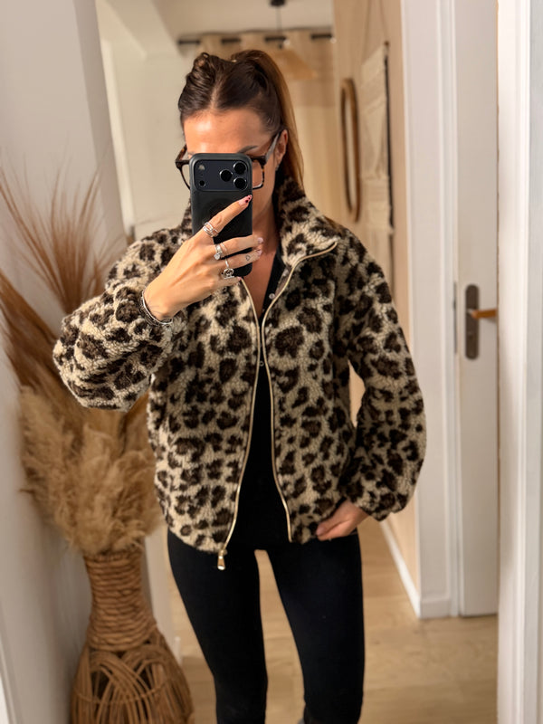 Veste Léa Léopard