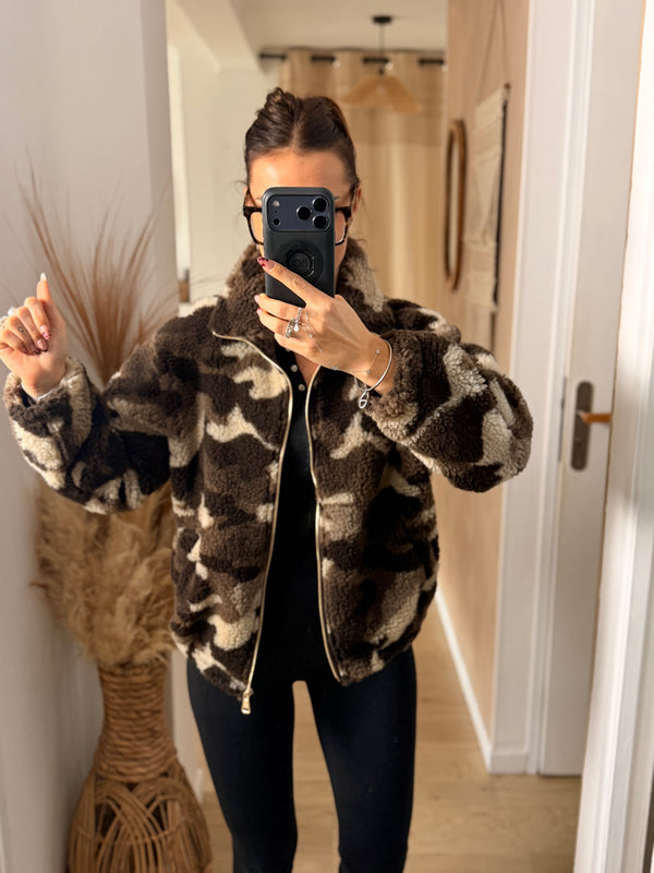 Veste Léa camouflage