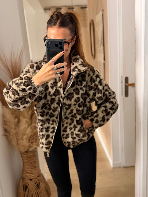 Veste Léa Léopard