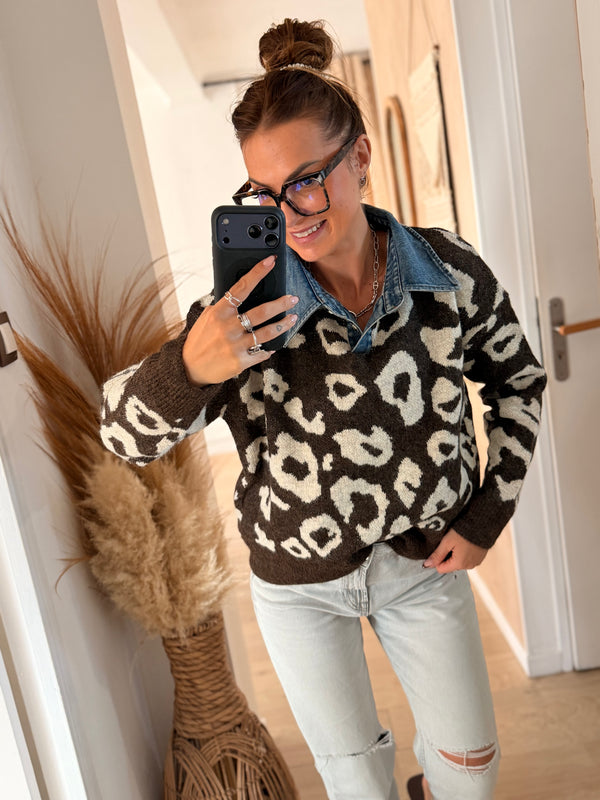 Pull Léonie choco