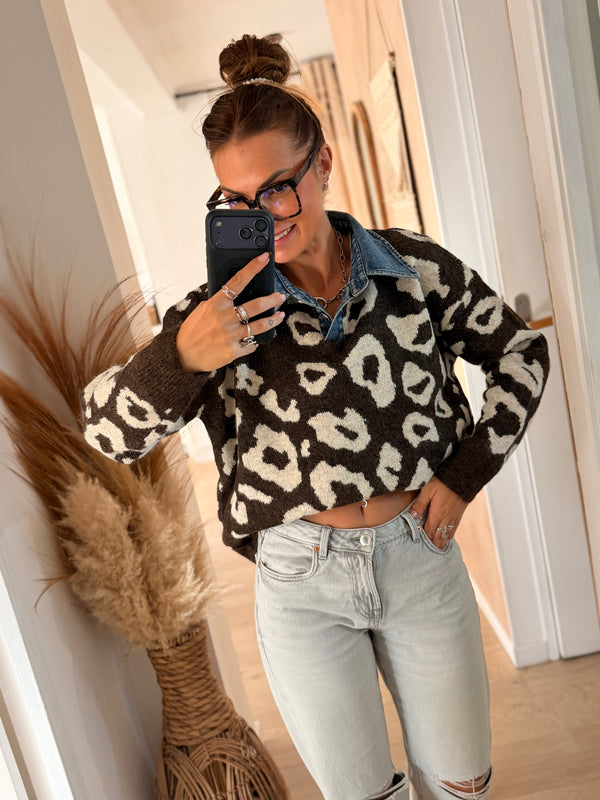 Pull Léonie choco