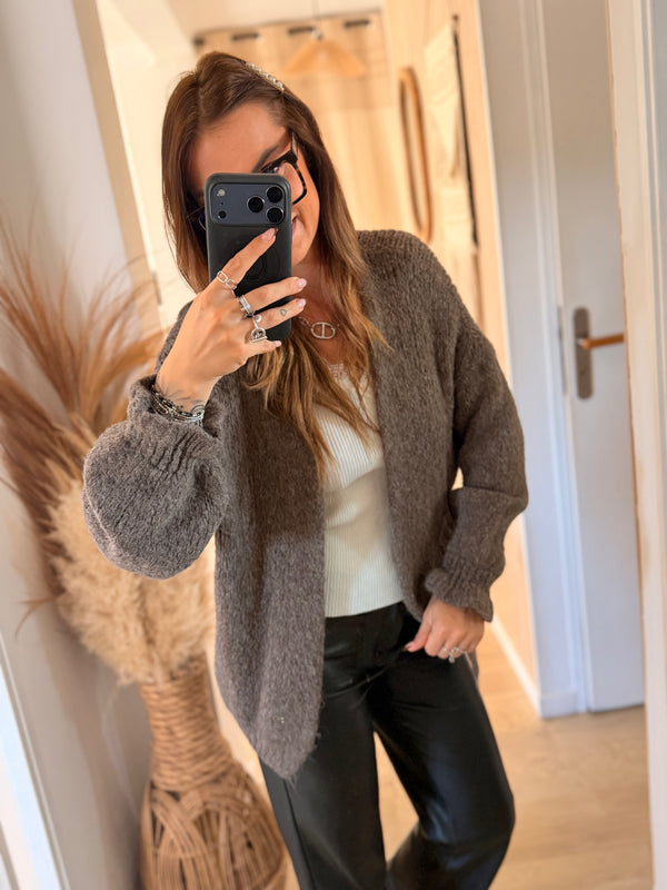 Gilet Maddy taupe