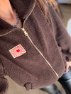Veste teddy choco