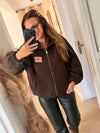 Veste teddy choco