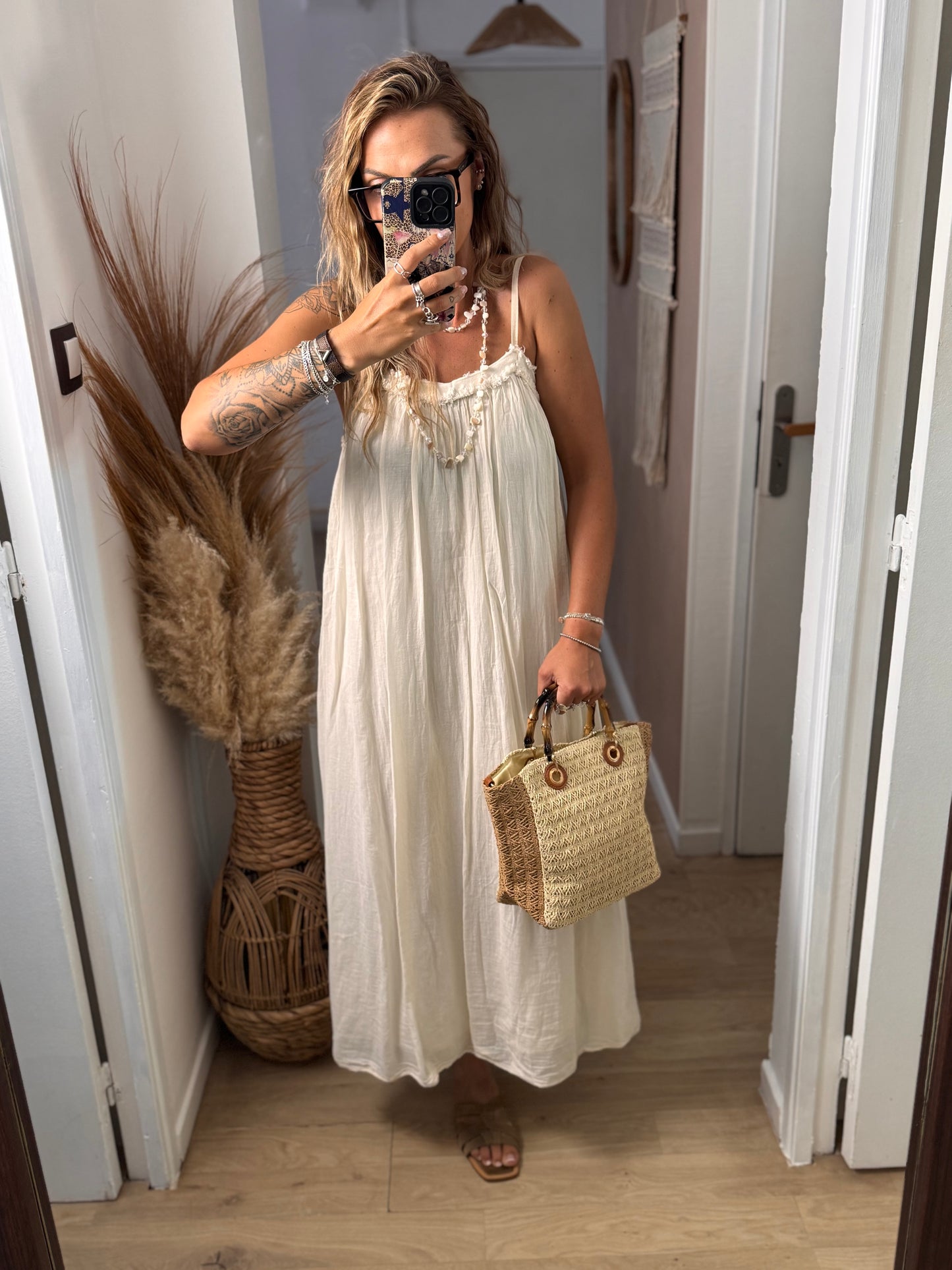 ROBE LONGUE JULIA BEIGE