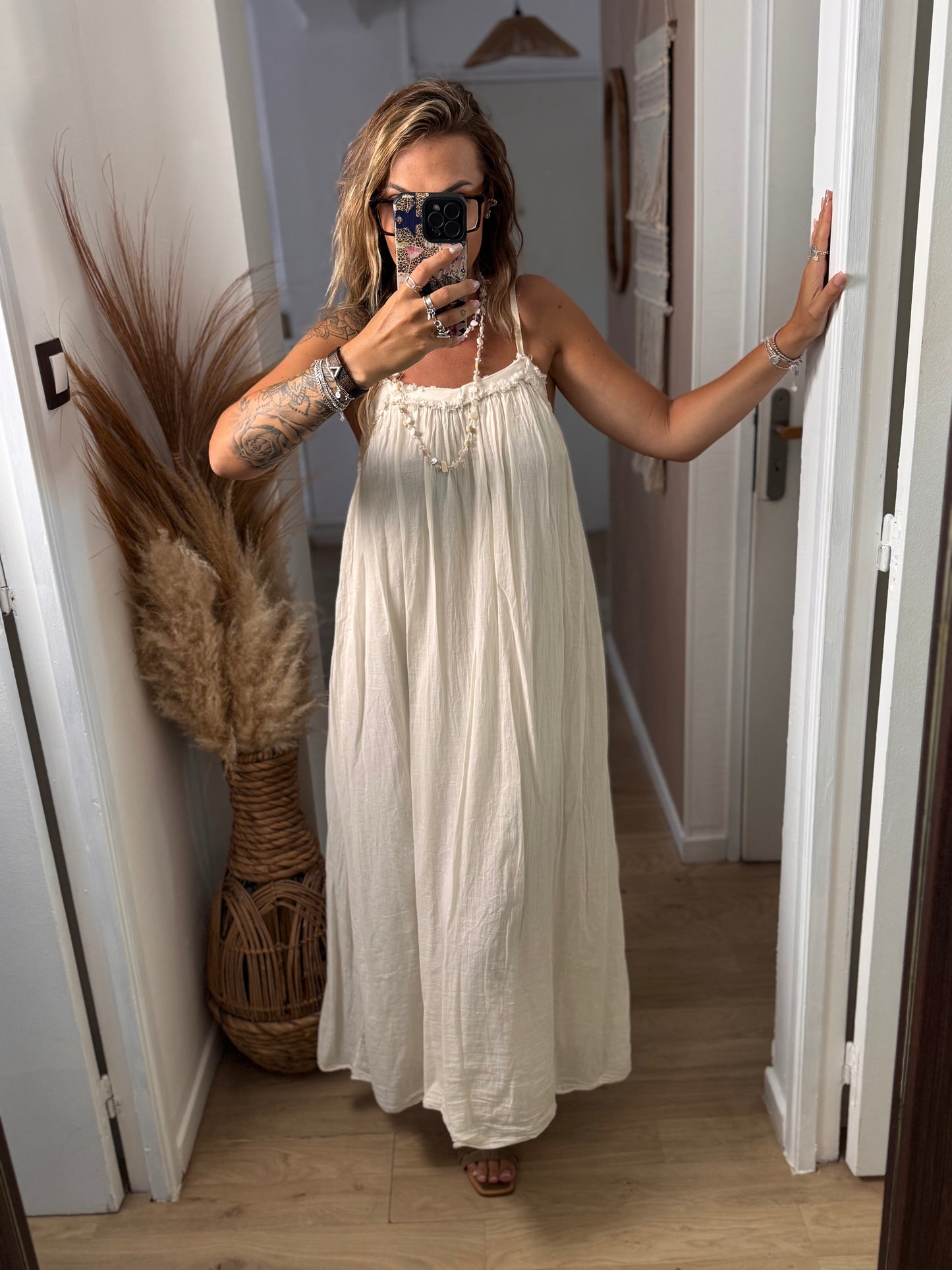 ROBE LONGUE JULIA BEIGE