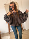 Blouse Iris bleu