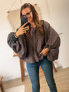 Blouse Iris bleu