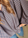 Blouse Iris bleu