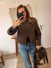 Veste blazer marron