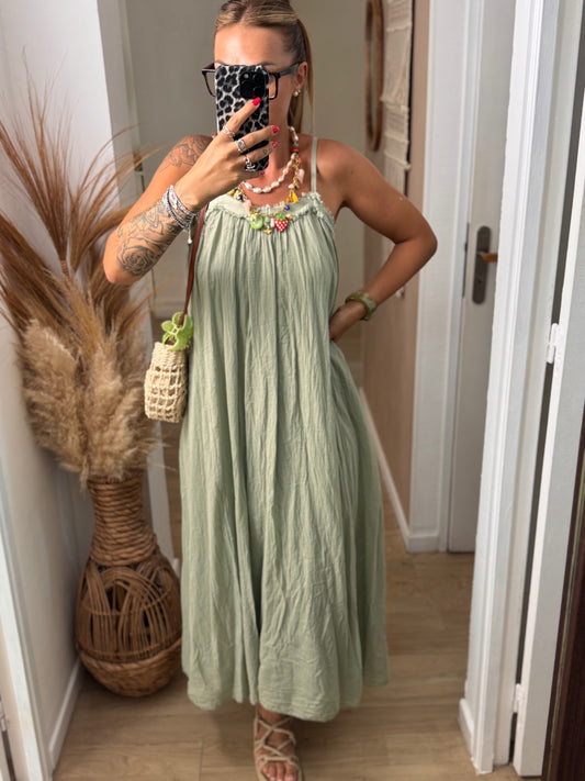 ROBE LONGUE JULIA KAKI