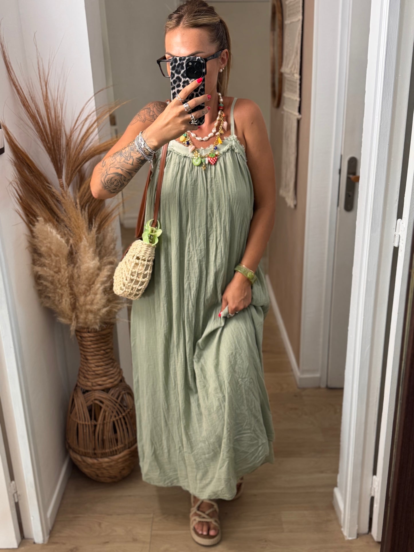 ROBE LONGUE JULIA KAKI