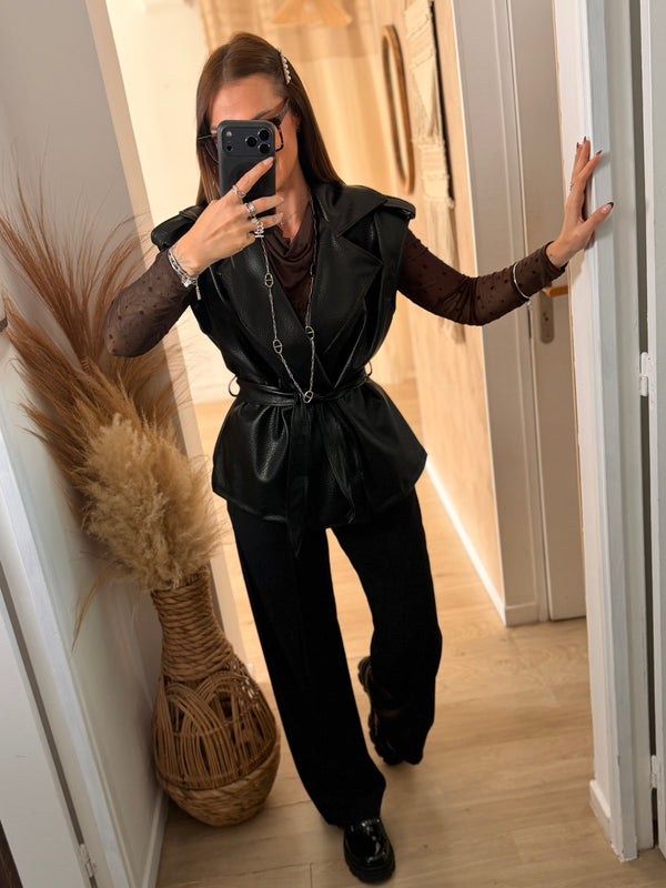 Pantalon Cléo noir