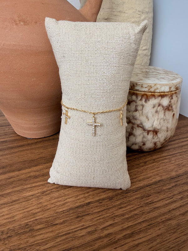 Bracelet 3 croix