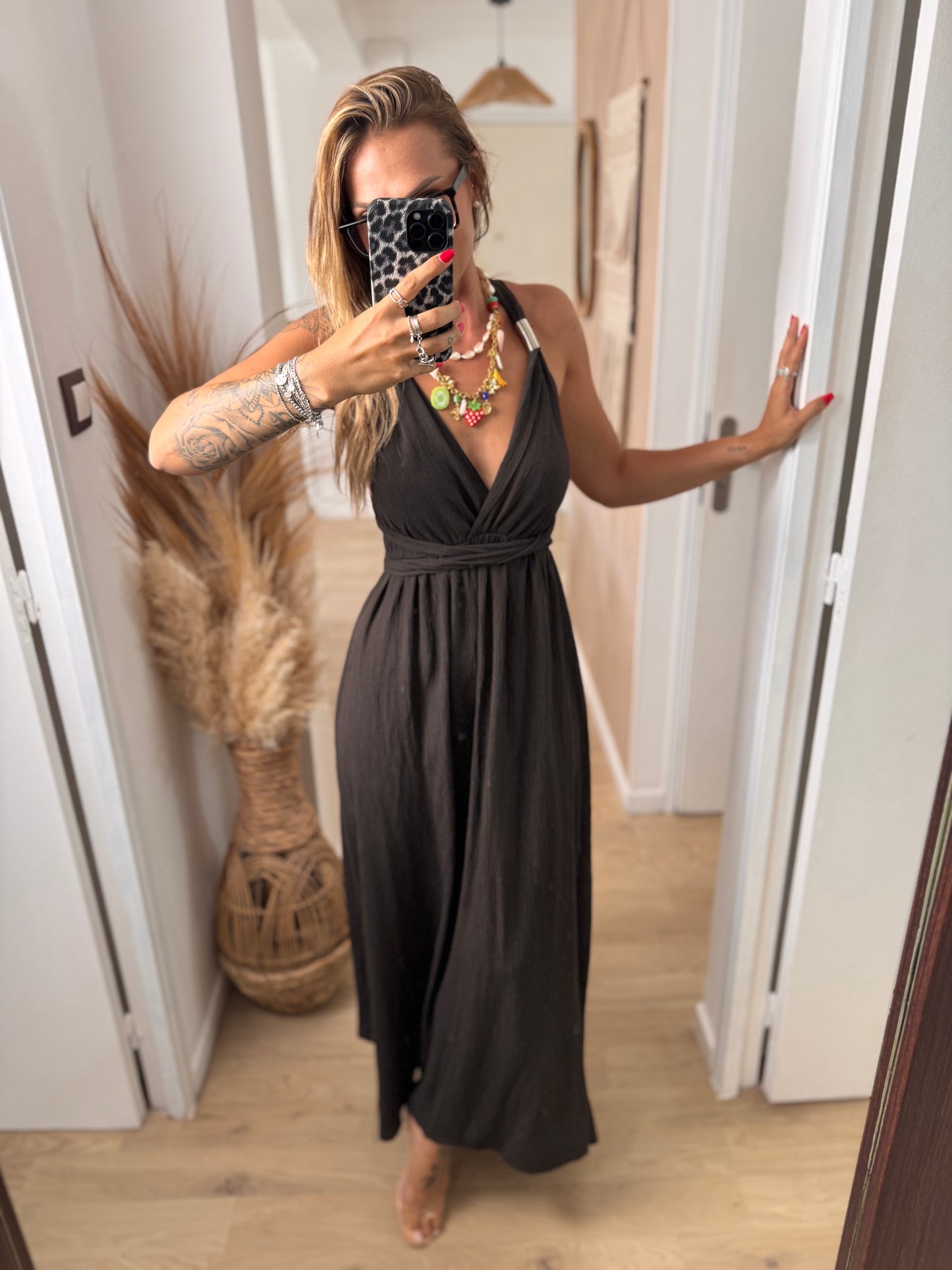 ROBE LONGUE CHOCOLAT LOANNE