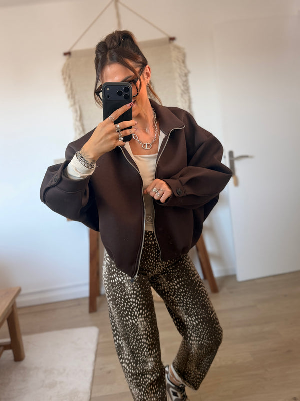 Veste Léna choco